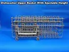 Whirlpool Delonghi Dishwasher Spare Parts Upper Basket with Adjustable Height