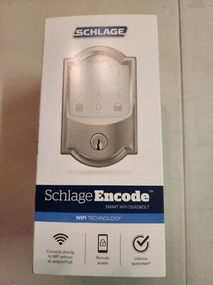 Schlage Encode Smart Wifi Deadbolt (BE489WBCAM619)