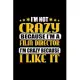 I’’m not crazy because I’’m a film director I’’m crazy because I like it: Director gifts for women men Notebook journal Diary Cute funny humorous blank l