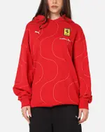 [PUMA] Puma X Scuderia Ferrari Monza Hoodie Rosso Corsa - Size L L Rosso Corsa