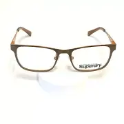 Brand New, Superdry Eyeglasses Style MASON Col. 025 Br/Or 53[]18-140 with Case