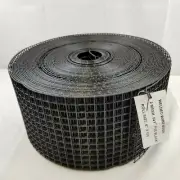 PVC Welded Wire Black .041" Mesh 6" Width x 100' Length