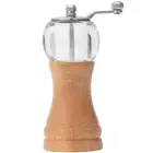 Wooden Hand-Cranked Pepper Grinder Kitchen Spice Crushers Hand-Grinded Coffee Be