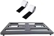 yuksok Guitar Pedalboard Alloy Stable Universal Easy to Carry Professional Non Slip Bass Pedalboard for Musical Instrument Supplies, L