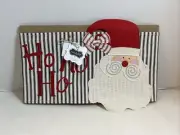 NWT. MUD PIE Ho Ho Ho SANTA PILLOW WRAP. Free Shipping