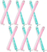 LOORGVEL 24pcs Hair Perm Kit for Women Flexible Curling Rods for Long Short Hair Portable Curling Sticks for Curls Safe Durable Versatile