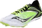 Saucony Men's Endorphin LD3 Track & Field Spike Shoes, Wht/Blk/Ctn ( 20146-1 )