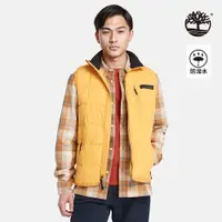 在飛比找PChome24h購物優惠-Timberland 男款亮黃色防潑水可收納背心|A2N41