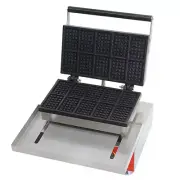 10 Slice Waffle Maker Baker Belgian Commercial Electric Machine Nonstick 110V