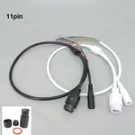 11 芯 CCTV POE IP 網絡攝像機 PCB 模塊視頻電源線 RJ45 DC 母連接器 TERMINLAS 防水