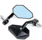1 Pair 7/8" 22mm Motorcycle Rearview Mirrors Universal Scooter Bar End Handlebar Mirror Rear View Mirror End Side Mirrors