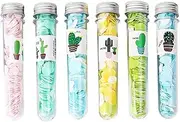 Daseeme Travel Portable Disposable Soap Flakes with Storage Box Soap Papers Scented Foaming Mini Paper Soap Hand Washing Cleaning Supplies