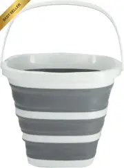Seymour's Collapse-A Square Bucket 10L, Foldable & Durable for Home