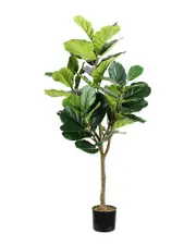 Safavieh Faux 72in Potted Fiddle Leaf Fig Tree