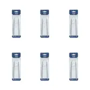 6PK Malli Aluminium/Plastic Circular Knitting Needles Yarn Tool 6mm Grey