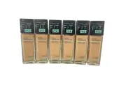 LOT OF 6 MAYBELLINE NEW YORK FIT ME MATTE +PORELESS FOUNDATION 120 CLASSIC IVORY