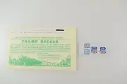 Champ HO UP PFE 1936-47 42" Overland Herald Decal Set - HH-19 - One Pair
