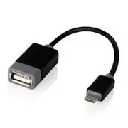 Alogic 15cm USB 2.0 Type B Micro to Type A OTG Adapter (M/F)