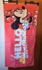 Disney Minnie Mouse Hello Sunshine Printed 75cm x 150cm Cotton Beach Towel New
