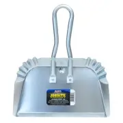 2 Pack Quickie Professional 17" Aluminum Dust Pan with Riveted, Oversized Handle