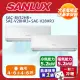 【SANLUX 台灣三洋】1級 變頻一對二分離式冷暖冷氣 SAC-BV52HR+ SAE-V28HR3+ SAE-V28HR3