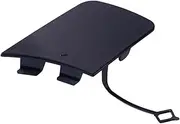 SSRAY Front Bumper Tow Hook Eye Cover Cap,Fit For X1, E84 2013-2015 51117345034 Plastic Black Car Trim bumper tow hook eye cover accessories