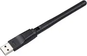 USB WiFi Adapter - USB WiFi Adapter - 150Mbps Wireless Network Card for PC - Internet Booster with 2.4GHz Large Antenna - MT7601 Chip External Receiver for Strong WiFi Signal