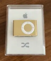 Apple iPod Shuffle 2nd Generation Gold (1 GB) New/Factory Sealed Model A1204