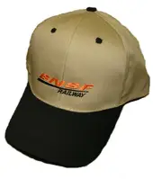 BNSF Swoosh Logo Embroidered Twill adjustable tan Logo Hat [hat48]