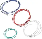 TEHAUX 4Pcs Replaceable Phonograph Lead Wires for Stable Stereo Connection Easy Installation Removal Compatible with Turntables Phonographs Durable and Safe Materials Compact