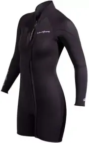 NeoSport Women's 3mm Step-in Jacket Scuba Diving Wetsuit Black All Sizes