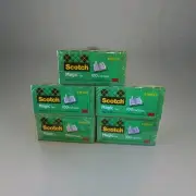 Scotch Magic Tape Refill 3/4" x 1000" 1" Core Clear (5) 6Packs Bulk