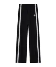 'Boke Flower 2.0' embroidered trackpants L,M black