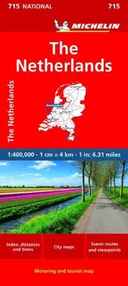 The Netherlands - Michelin National Map 715