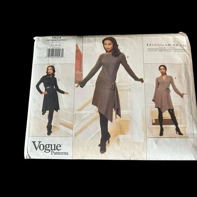 Vogue Patterns 1634 Donna Karan Vogue American Designer UNCUT FF 14-16-18