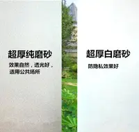 在飛比找樂天市場購物網優惠-衛生間不透明自粘磨砂貼紙玻璃貼膜透光浴室防爆膜移門窗戶貼