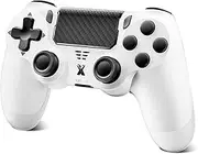High-Performance for PS-4 Wireless Controller: Designed for PS-4/Pro/Slim and PC, featuring Bluetooth, dual vibration, touch panel, six-axis motion control, 3.5mm audio jack, and ergonomic design.