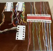 Assorted Colors of Cross Stitch Embroidery Thread with Card Organizer Organizers