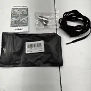 Black Tieless Shoelaces Magnetic Elastic No Tie Laces Stretch Unisex 4PCS