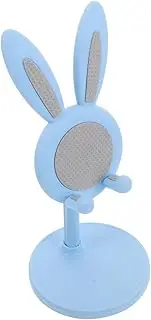 Adjustable Rabbit Mobile Phone Stand Charming Bunny Design Phone Holder for Desk Versatile Secure Bracket for Videos Calls Study
