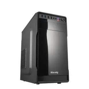 【Mavoly 松聖】葡萄柚{黑}M-ATX 電腦機殼(顯卡限長32cm/塔扇限高15.6cm)