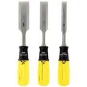 Wood Chisel Set Heavy Duty 3 Piece for Woodworking (1/2", 3/4", 1") Made in J...