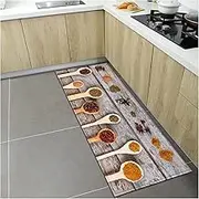 Non Slip Bath Mat Nordic Kitchen Mat Home Entrance Doormat Bedroom Living Room Decoration Long Rug Hallway Bathroom Balcony Floor Anti-Slip Carpet Non Slip Mat (Color : RX-8, Size : 50cmx160cm)