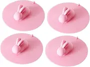 4pcs Silicone Floor Drain Plug Bathtub Stopper Drain Stopper Sink Cover Sealing Sink (10cm)