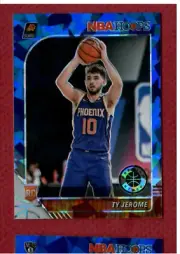 2019-20 Hoops Premium Stock Ty Jerome Blue Cracked Ice RC Prizm! SUNS!