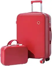 [ELUKHT] 2 Piece Luggage Sets, 20" Carry On Luggage and Cosmetic Cases Hardshell Suitcase Sets, Hardside Suitcase with Spinner Wheels
