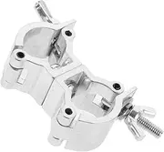 EPIGEIST Light Mount Clamp Heavy Duty Truss Bracket for Stage Lighting Dual Ring Design Easy Assembly Disassembly Reliable Light Clamp Accessory Fits
