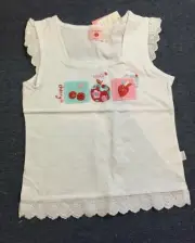 Pumpkin Patch Square Neck Stretch Tank White Size 11