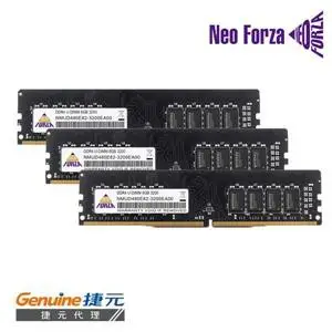 全新 SK-hynix 顆粒 終生保固 Neo Forza 凌航 DDR4 3200/8G RAM 桌上型電腦