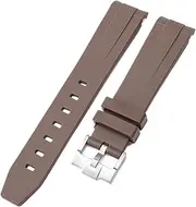 [FFHAO] Camouflage Strap for Omega for Swatch MoonSwatch Curved End Silicone Rubber Bracelet Men Women Sport Watch Band Accessorie 20mm